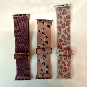 Set of 3 Elastic Apple Watch Bands